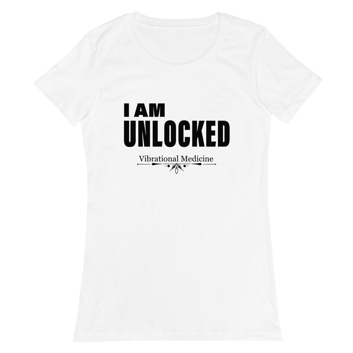 I Am Unblocked (White) Women’s fitted t-shirt