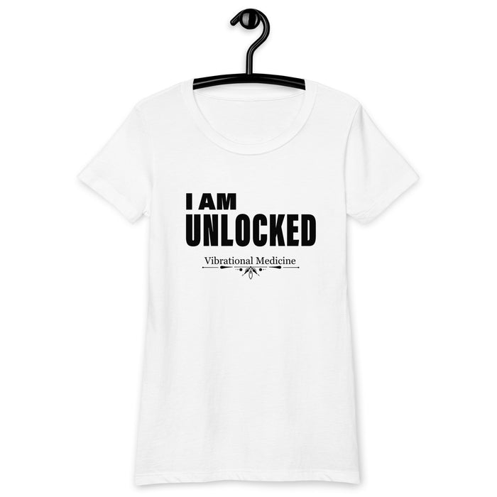 I Am Unblocked (White) Women’s fitted t-shirt