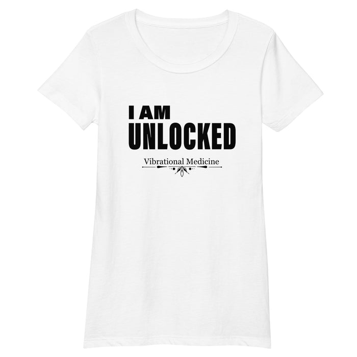 I Am Unblocked (White) Women’s fitted t-shirt