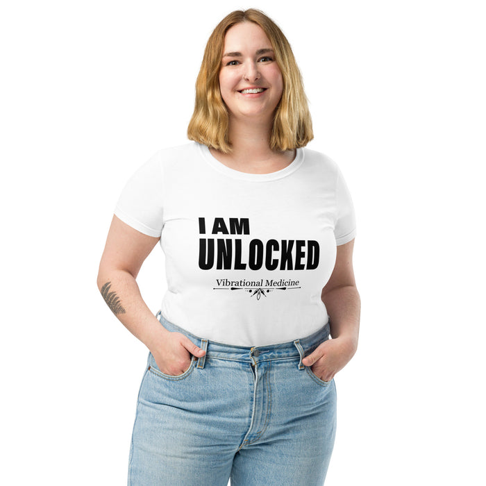 I Am Unblocked (White) Women’s fitted t-shirt